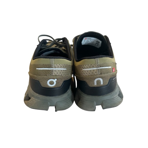 On Mens Cloud X Running Shoes Sneakers Olive/Khaki Excellent condition Size 10.5 - Picture 3 of 8